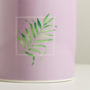 Кашпо для цветов «Лист», 10 х 10 см