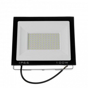Прожектор светодиодный Luazon Lighting 100 Вт, 7700 Лм, 6500К, IP66,  220V