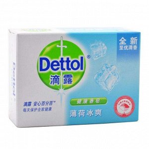 Dettol, мыло с перечной мятой, 115 гр.