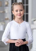 Адис блузка трикотажная белый