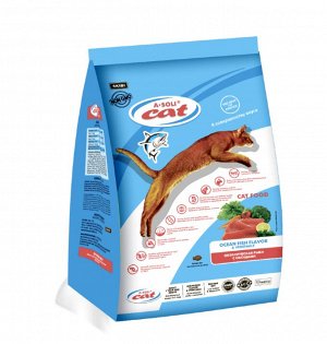 A-SOLI СAT для кошек Рыба с овощами 400г ПРОМО НАБОР 6+1 всего 7 шт