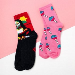 Набор женских носков "Art" 2 пары, р. 36-39 (23-25 см)