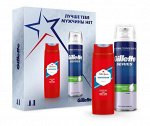 ПН GILLETTE TGS ПенаД/Бр Sens (д/чув кожи) с алоэ 250мл+OLD SPICE Гель д/душа Whitewater 250мл