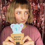 Фигурный блок бумаги в крафтовом пакете Mood koala