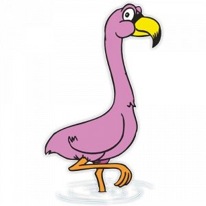 Наклейка Фламинго