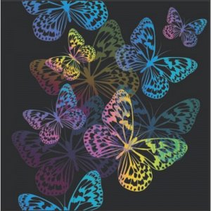 Наклейка Бабочки 17