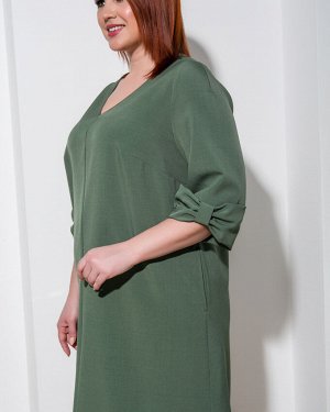 Платье 0207-1 зеленый