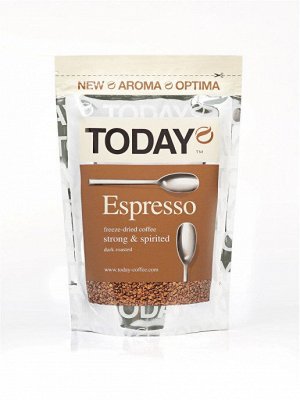 Кофе "TODAY" Espresso кофе растворимый, 150 г