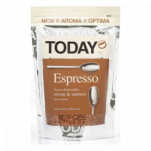 Кофе "TODAY" Espresso кофе растворимый, 75 г