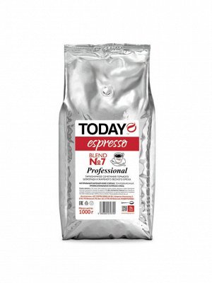 Кофе в зернах 7 кофе БЛЕНД Тудей "TODAY" Espresso Blend 7, 1 кг