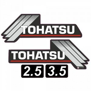 Наклейка Tohatsu 2.5, 3.5