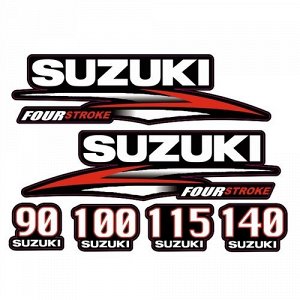 Наклейка Suzuki 90, 100, 115, 140