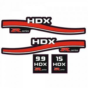Наклейка HDX (комплект 9.9, 15) R-series