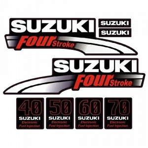 Наклейка Suzuki 40, 50, 60, 70