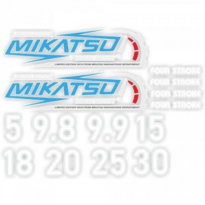 Наклейка MIKATSU (комплект) Вариант 2