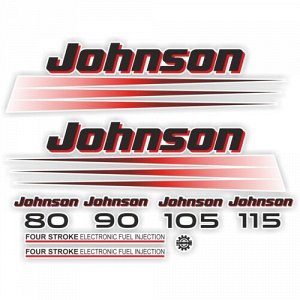 Наклейка Johnson 80, 90, 105, 115