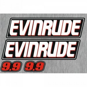 Наклейка Evinrude 9.9