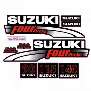 Наклейка Suzuki (комплект) 90, 115, 140