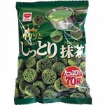 RISKA Shittori Matcha - сухарики в сливочно-чайной заливке