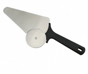 Лопатка для пиццы с круглым ножом