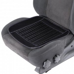 Накидка-массажер на сиденье TORSO, 47 х 47 см, пластиковые вставки, черный