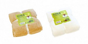 Плед "Овечка" 120х150см, пл.240, цв. белый