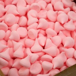 Сахарные фигурки «Безе», розовые, 750 г