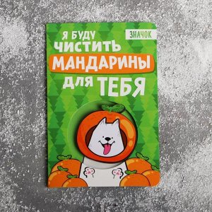 Набор в косметичке «Я принес тебе», блокнот, стикеры, значок, ручка