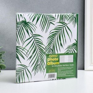 Фотоальбом "Пальмовые листья" на 200 фото, 50 листов, 10х15 см