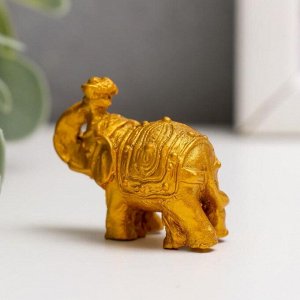 СИМА-ЛЕНД Нэцке полистоун &quot;Золотые слоны&quot; набор 6 шт 3х3,5х1,7 см