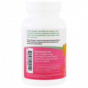 Fairhaven Health, Pregnancy Plus, дополнительный источник Омега 3 жирных кислот для беременных женщин, 90 мягких капсул