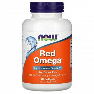 Now Foods, Red Omega, 90 мягких таблеток