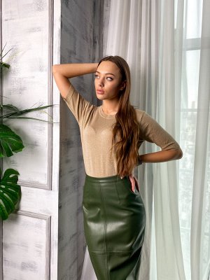Ладья удлиненная юбка т.зеленый
