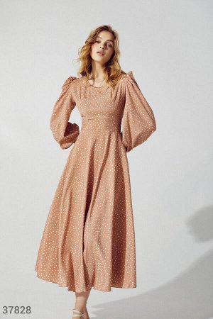 Gepur Платье-миди в мелкий горох