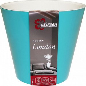 "London" Горшок для цветов на колёсикахd=33см 16л голубой жасмин ING6207ГЛЖ
