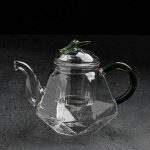Чайник заварочный «Грин», 600 мл, со стеклянным ситом