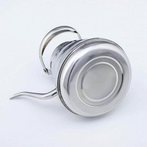 СИМА-ЛЕНД Чайник «Мирор», 1,5 л, с металлическим ситом, цвет хромированный