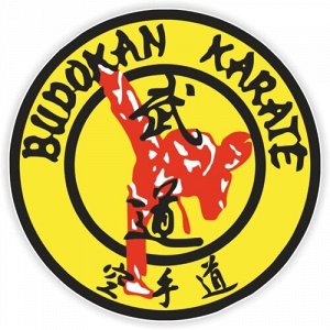 Наклейка budokan karate