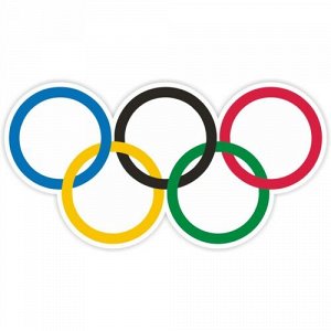 Наклейка Олимпийские кольца