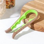 Многофункциональная открывашка для банок и бутылок Доляна, 22,5*9*2 см, цвет МИКС