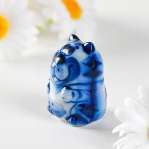 Сувенир керамика "Кот "Таити" маленький" 4х3 см