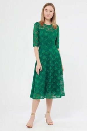 Платье кружево 965 зеленый
