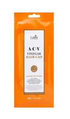 Lador ACV Vinegar Hair Cap Маска-шапочка для волос с яблочным уксусом, 30г