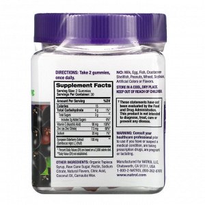 Natrol, бузина для поддержки иммунной системы, 100 мг, 60 жевательных конфет