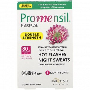 Promensil, Средства при климаксе, двойной концентрации, 30 таблеток