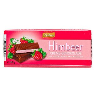 Шоколад BOHME Himbeer темный с малиновой начинкой 100 г