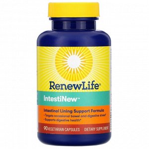 Renew Life, IntestiNew, 90 растительных капсул