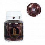 Декоративные блёстки LUXART LuxGlitter (сухие), 20 мл, размер 0.2 мм, коричневый тёмный