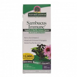 Nature's Answer, Бузина для иммунитета, 12 000 мг, 8 жидк. унц. (240 мл)