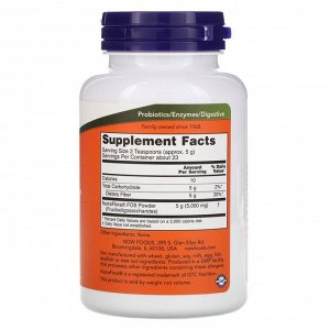 Now Foods, NutraFlora ФОС, чистый порошок, 113 г (4 унции)